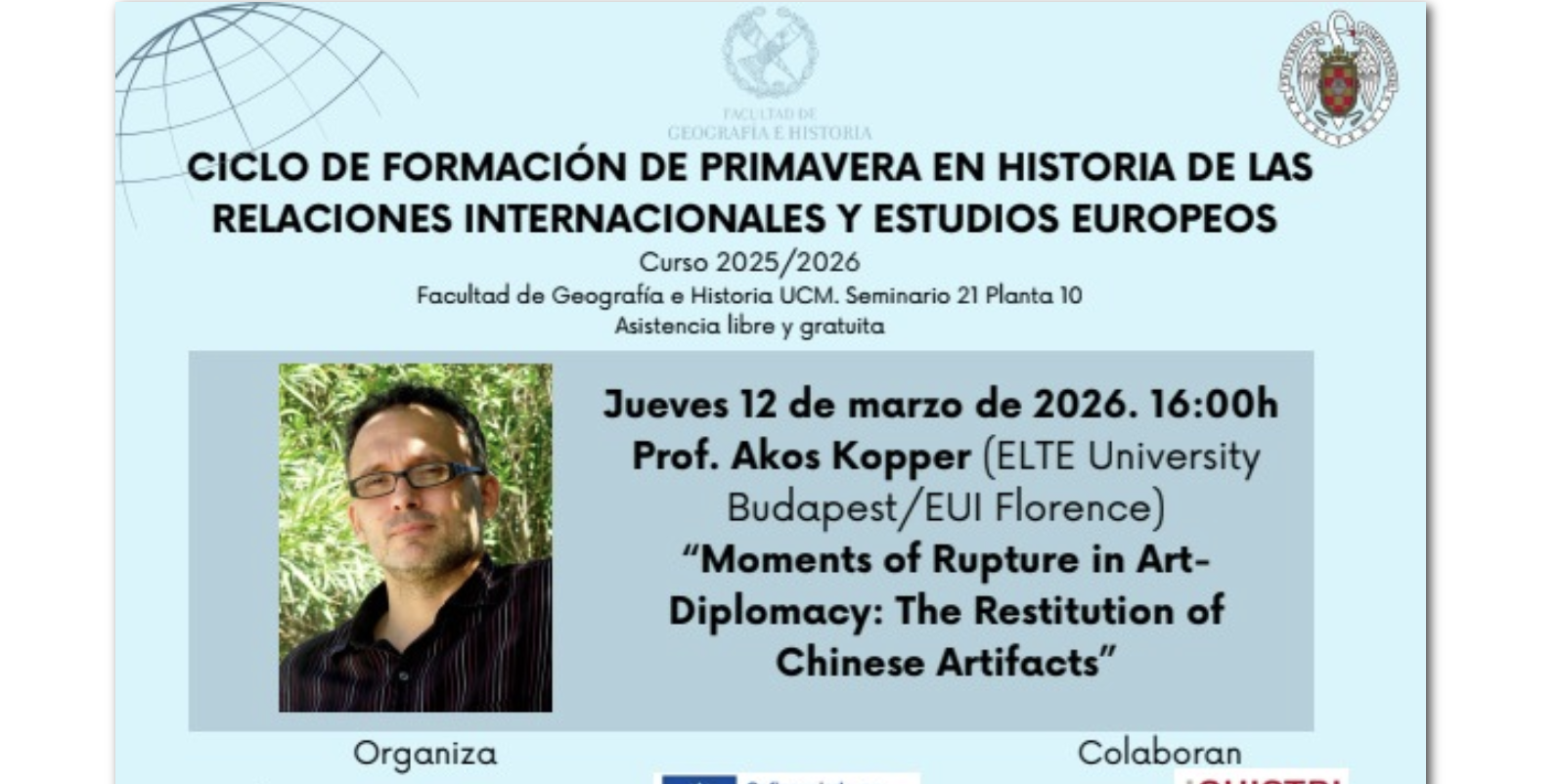 Akos Kopper "Moments of Rupture in Art-Diplomacy"